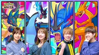 【対決】みんなはどのメガシンカポケモンで戦う？男女でチーム対抗ガチバトル！勝つのはどっち！？『ポケモンユナイト』にメガシンカポケモン4匹が集結！？【ゲーム実況】