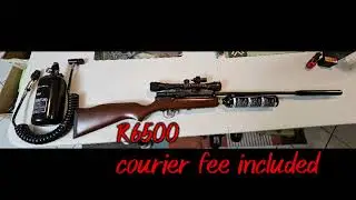 QB79 air rifle with loads of extras including hard case for sale in South africa for enthusiasts