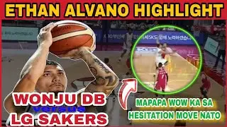 ( 2.3 ) Ethan Alvano Highlight | Wonju DB vs LG Sakers | KBL 2022-2023 Season