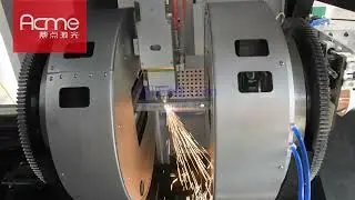ACME 3 Aynalı Fiber Lazer Profil Kesim Makinası - K&uuml;&ccedil;&uuml;k &Ccedil;aplı Boru/Profil