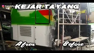 REPAIR BODY BELAKANG BUS CHANDRA || BENGKEL KARTIM