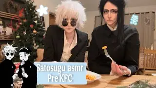 Gojo x Geto ASMR mukbang date [GONE WRONG] [GETO IS BRITISH?!?!] [PRE KFC BREAKUP] &mdash; JJK COSPLAY 