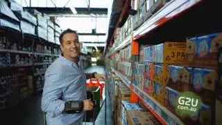Shop online for all your market fresh produce and supermarket goods- G2U.com.au new ad