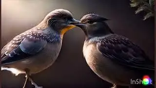 The starling bird song | starling and sparrow