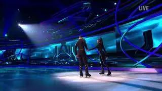 Perri Shakes-Drayton and Hamish Gaman skating in Dancing on Ice (7/1/18)