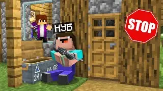NOOB BECAME MY MINECRAFT GUARD