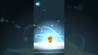 Pok&eacute;mon Go Evolving Torchic into Combusken