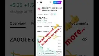 Target achieved Share made High of 370 Trade closed disclosure-We are nt responsible for profit loss