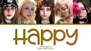 [CORRECT] HITGS HAPPY Lyrics (Color Coded Lyrics)