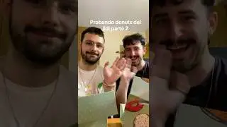 viva el lidl 🤤 #madrid #mukbang #donuts #comida #food #eating