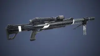 Mass Effect 3 Black Widow 3D model (Rebuild)