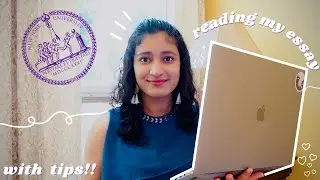 reading the essay that got me into nyu // my essay + tips 🌱