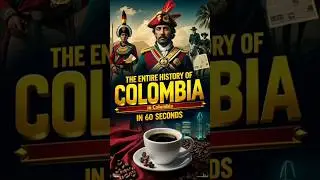 THE ENTIRE HISTORY OF COLOMBIA IN 60 SECONDS || #ColombiaHistory #HistoryIn60Seconds