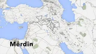 Kurdistan Map