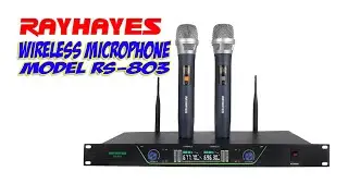 Rayhayes Wireless Microphone RS-803 Testing | Home Karaoke Microphone
