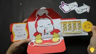 DIY JOLLY BABI EASY TUTORIAL BIRTHDAY ART MONEY GIFT