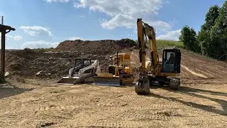 Moving a mountain with small equipment (Time-lapse)