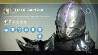 Destiny - Xur (Week 26) Helm of Saint-14 / Best Titan Defender Exotic