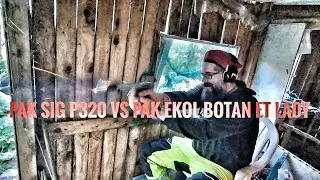 test embout long PAK SIG P320 VS EKOL PART I