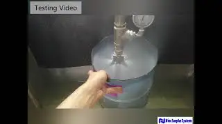 NSS - Testing Video of 7 Sprinklers Tank Washing Nozzle 3/4-7G