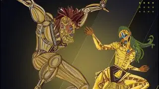 Synth and Kryos animated fight scene development | AI-Driven Dystopia
