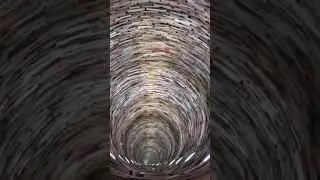 Infinite Book Tunnel Illusion, Prague Library
