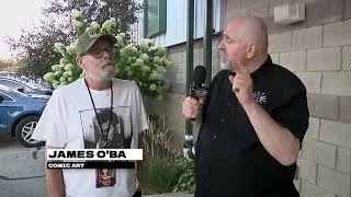 Создатель комиксов «Ворон» Джеймс О'Барр на фестивале Monroe Comic Con 2025 года