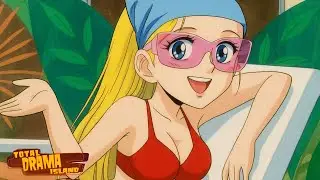 Total Drama Island 80s Retro Anime Style