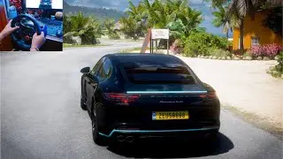 Insane Porches Panamera Turbo S - Forza Horizon 5 | Logitech G29 Gameplay 4K ULTRA