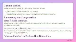 How to Automate the Compression of Directory Contents in Ubuntu 22.04