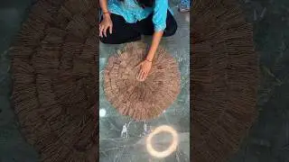 Handmade Doormate from jute bags #shorts #youtubeshorts #viral #diy #crafts #homedecor #doormate