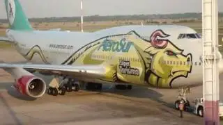 AEROSUR SUPER TORISIMO TAKING OFF RWY 34 VIRU VIRU