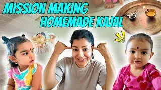Kajal making from twin babies and li n di| HINDI | WITH ENGLISH SUBTITLES | Debina Decodes |