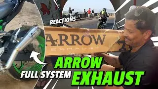 अपने BEAST Z900 को लगाया Arrow Full System Exhaust | VLOG 251