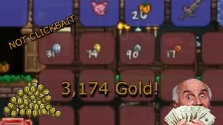 Как получить ТЫСЯЧИ золота за 10 минут! (только после сложного режима Terraria)