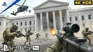 (PS5) WHITEHOUSE INFILTRATION | ULTRA Realistic Graphics Immersive Gameplay [4K60FPS] Call of Duty