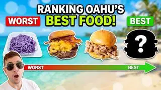 I Ranked the BEST Food Spots in Oahu, HI 🍔🌴 (USA)