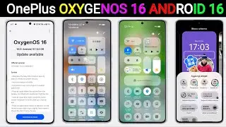 Oneplus OxygenOS 16 Android 16 Update : Features & Release Date🔥 India Schedule