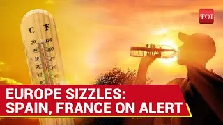 Europeans Get Baked In Scorching Temperatures; Heatwave Emergency In Germany, France, UK, Spain