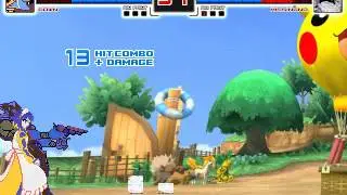 MUGEN : Glitchtastic - Down vs Missingno.