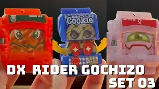 รีวิว|| DX RIDER GOCHIZO SET 03