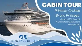 Tour the Deluxe Balcony Cabin on Grand Princess (Cabin C509)