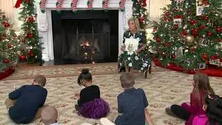 First Lady Jill Biden reads to a second grade class from Waldorf, Maryland at WH