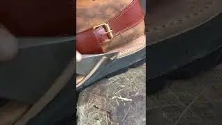 How to Make Luxury Handmade Shoes | Premium Leather Crafting in Style #short