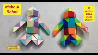 Make A Robot - 48 Pieces Magic Snake Puzzle @snakelordmagicsnakepuzzletutor
