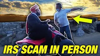 INDIAN IRS SCAM IN PERSON PRANK *COPS CALLED EVERY TIME*
