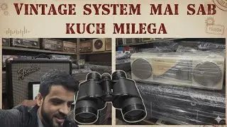 Vintage music system, shadab bhai ki dukan pe, 😱 antique, recorders,CD,VCD,AMPLIFIERS, 1980, #VLOG 
