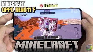 Oppo Reno 11 F test game Minecraft | Dimensity 7050