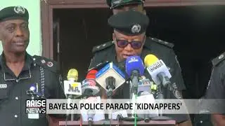 BAYELSA: POLICE PARADE 'KIDNAPPERS'