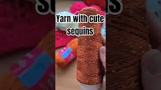 Yarn with cute sequins